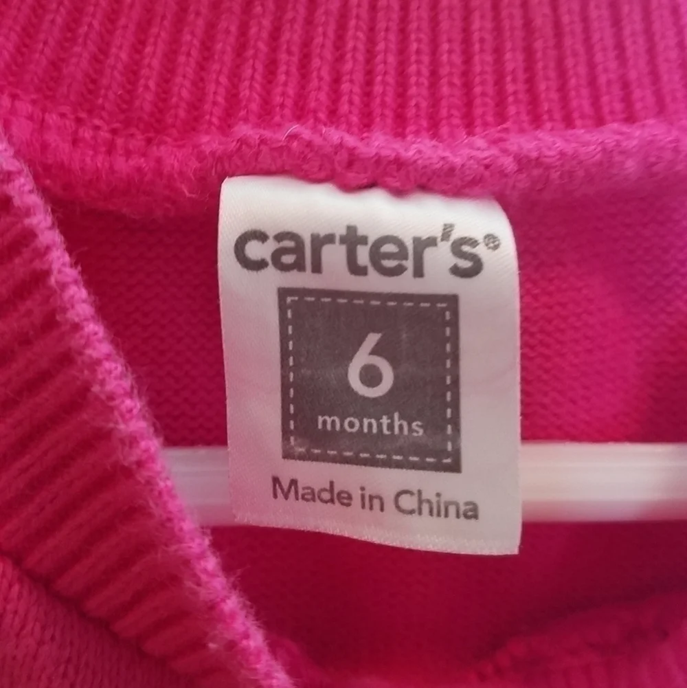 Carter's Button Up Sweater Cardigan 6m